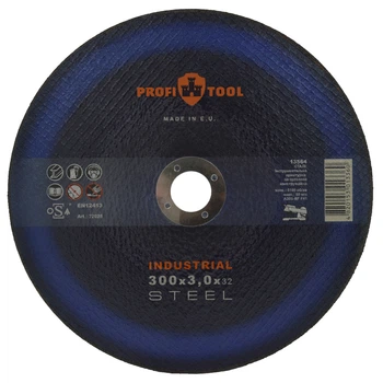 Круг отрезной по металлу PROFITOOL INDUSTRIAL 300x3,0x32,0 мм (72028)