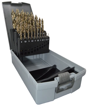 Набор сверл по металлу 1-13 мм HSSE-Co STEP-TEC DIN 338 RN PROFITOOL 25 шт. (48022)