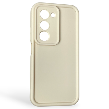 Чехол силиконовый Soft Touch для Xiaomi Redmi 15 5G Global молочный (Полная защита камеры)