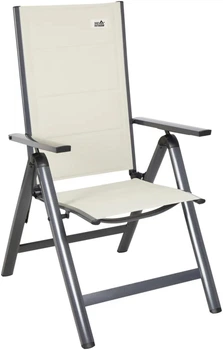 Стілець розкладаний Skif Outdoor Cardinal кемпінговий з підлокітниками до 120 кг Grey (3890453)