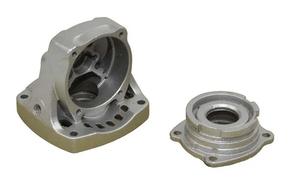 Корпус редуктора (голова) + фланець для болгарки Makita GA5030 аналог 318335-8 + 318336-6 (korp163))