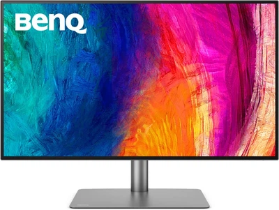 Монітор TFT 32" BenQ PD3225U, IPS, 4K, HDMI, DP, USB-C, USB hub, HAS, Pivot, темно-сірий (9H.LLYLA.RBE)