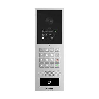 IP-видеопанель многоабонентская 2Mp Akuvox S532 с экраном 2.8", считывателем EM-Marine / Mifare / NFC / BLE (00-00002412)