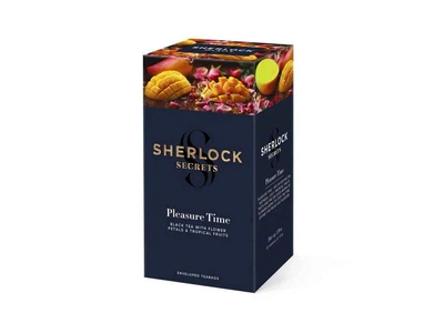Чай фасований фруктовий та трав`яний Sherlock Secrets Pleasure Time 39,6г (1,8г) 22 пакетиків