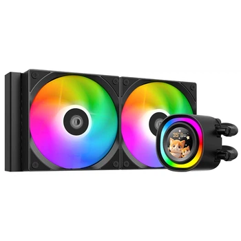 Система водяного охлаждения с ARGB-подсветкой ID-Cooling FX240 LCD Black
