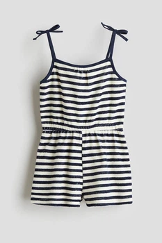 Комбінезон H&M 1290058 122см чорно-білі смужки