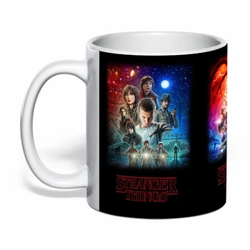 Чашка с печатью "Очень странные дела / Stranger Things" №9 (цвет белый) (37848)