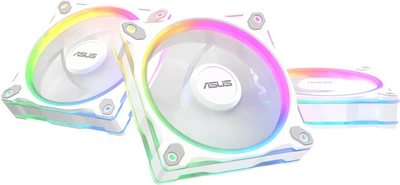 Wentylator ASUS Prime MR120 ARGB Reverse Fan - Triple Pack White (4711636046138)