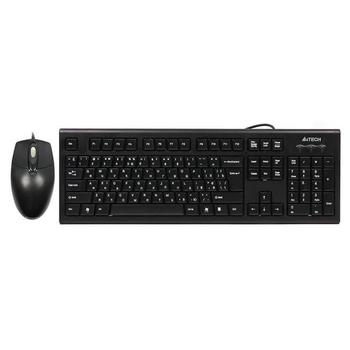 Комплект клавіатура та миша A4Tech KRS-8572 дротовий Black (KRS-8572 Black)