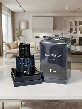 Dior Sauvage Elixir парфуми чоловічі, насичений деревно-пряний аромат: грейпфрут, лаванда, ваніль