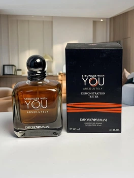 Armani Stronger With You Absolutely парфуми чоловічі, амброво-східний шлейф з ромом, лавандою та ваніллю