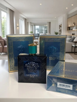 Парфуми Versace Eros чоловічі, аромат м’ята, лимон, яблуко та ваніль, солодкий шлейф, вечірній характер