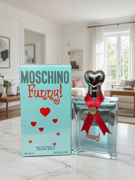 Moschino Funny парфуми жіночі, іскристий апельсин і жасмин, кедрова база, квітково-фруктовий характер, легкий шлейф і стійкість