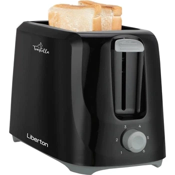 Тостер LET-5704, Black, 700W LIBERTON 000337854