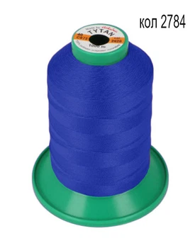 Нитки TYTAN 40/1000м колір електрик 2784 (1шт)