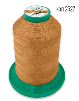 Нитки TYTAN 40/1000м колір оранжевий 2527 (1шт)