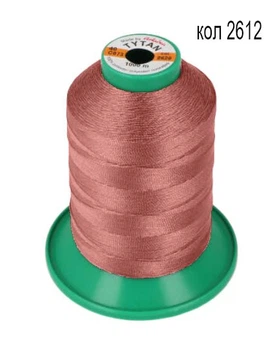 Нитки TYTAN 40/1000м колір фрезовий 2612 (1шт)