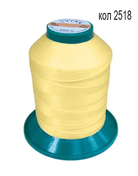 Нитки TYTAN 40/1000м колір жовтий 2518 (1шт)