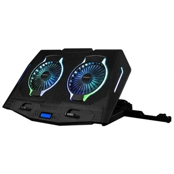 Подставка для ноутбука для 17" SILENT FAN MC-CF-21-RGB, Black Modecom (2000003380275)