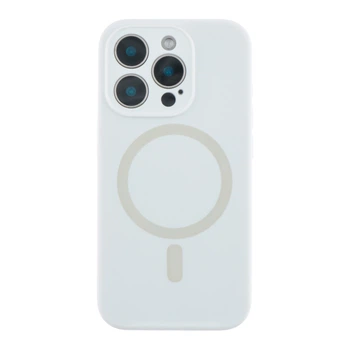 Чохол Glow Silicone Case Full Camera with Magsafe для iPhone 15 Pro Max White