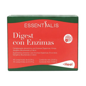 Suplement diety Heel Essentialis Digest con Enzimas 45 tabletek (8429949196155)