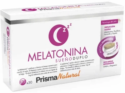 Дієтична добавка Prisma Natural Melatonina 30 таблеток (8436582882659)