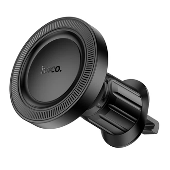Магнитный держатель для автомобиля Hoco H56 Magnetic Ring технология MagSafe iPhone 12-15 Black