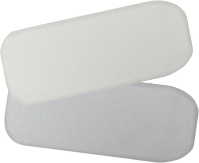 Комплект простыней на резинке Lionelo Bamboo Sheet 70х28 см Off White/Grey x 2 шт (LO-BAMBOO SHEET OFF WHITE GREY 70x28)