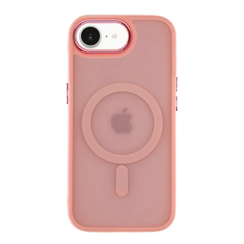 Чохол Premium TPU+PC Space Magnetic Color with Magsafe для iPhone 17e/16e Pink