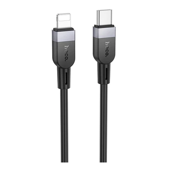 Кабель Hoco X109 Silicone Type-C to Lightning PD27W 3m Чорний