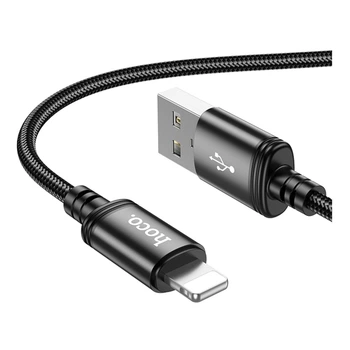 Кабель USB Hoco X89 Lightning 2.4A 2m Чорний