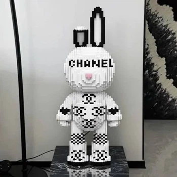 3D конструктор в виде зайчика Chanel Magic Blocks 3366 деталей 55 см (AA0044)