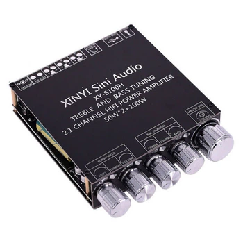 Аудио усилитель с Bluetooth и темброблоком Sinilink XY-S100H 2x50W + 1x100W - 411679