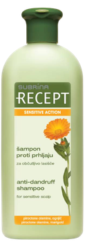 Шампунь для волосся Subrina Professional Recept Sensitive Action проти випадіння 400 мл (3838980522116)