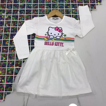 Платье для девочки ( маломерное) Hello Kitty 92-98 см Белый