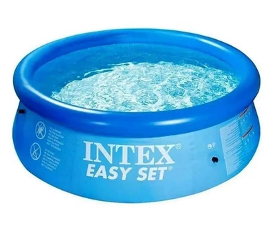 Надувной бассейн Intex семейный 2419л Синий (28110)