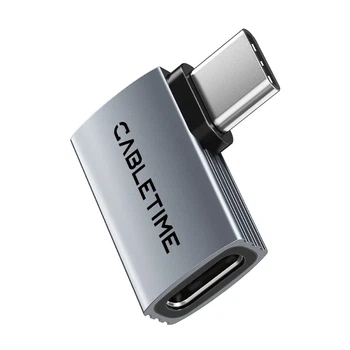 Перехідник Cabletime USB 4.0 Type-C - OTG USB 4.0 Type-C, 0.1 m, Black (CP83G)