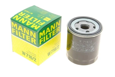 Фільтр масляний Fiat 500X/500L/Jeep Renegade 1.4 14-/Peugeot Expert 2.0BlueHDi 16- MANN-FILTER W 716/2
