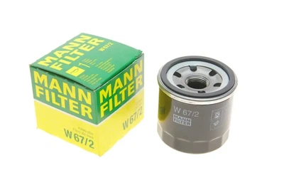 Фільтр масляний Chevrolet Aveo 1.2/Chery QQ 0.8 04-12/Suzuki Swift 1.0-1.6 83-/Daewoo 0.8-1.0 98- MANN-FILTER W 67/2