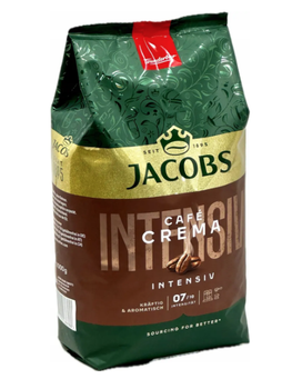 Кофе в зернах Jacobs Cafe Crema Intenso 1 кг
