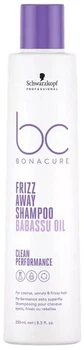 Szampon do włosów puszących się Schwarzkopf Bonacure Frizz Away nawilżający 250 ml (4045787725391)