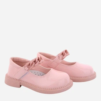 Дитячі туфлі для дівчинки Clibee DB130-2-pink 22 Рожеві (ROZ6501036126)