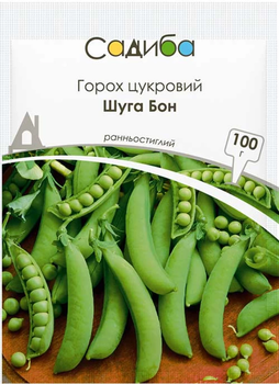 Горох Садиба сахарна Шуга Бон 100г