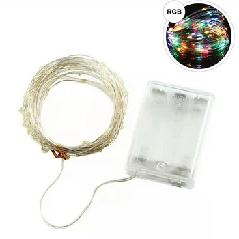 LED гірлянда RGB Fairy Light String 20 метрів 200 LED 3АА для декору