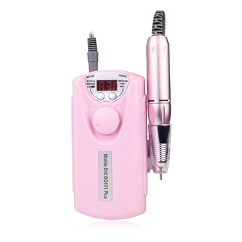 Фрезер для маникюра Mobile Drill BQ-101 на аккумуляторе Розовый