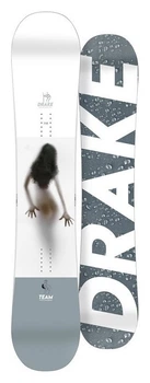 Сноуборд Drake TEAM 158 White/grey (76291023) O (158 см grey, white)