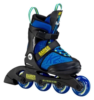 Роликові коньки дитячі K2 RAIDER PRO S (29-34) 170-205мм Blue/yellow/black (30F0205.1.1) (195-230мм)