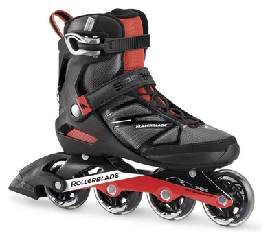 Роликові коньки для дорослих Rollerblade SPARK 80 ST M 40.5 (8US) 260мм Black/red (07741000 741) (265мм)