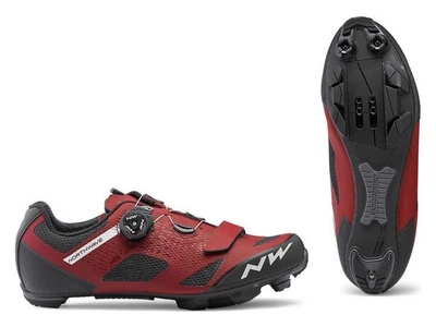 Туфлі велосипедні Northwave RAZER M 42 (9.5US) Dark red (80192025) (264мм dark red)