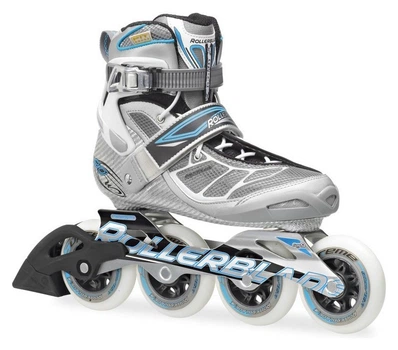 Роликові коньки для дорослих Rollerblade TEMPEST 90 W 37 (6.5US) 235мм Silver/light blue (07302300 815) (250мм)